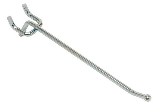 Siffron 6-inch metal peg hook for point-of-sale pegboard and slatwall retail display fixtures
