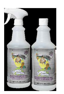 Gorilla Pump Shine Polish bottle with pump dispenser for streak-free surface shine