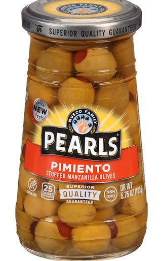 Pearls Olives Manzanilla Stuffed Jar 5.75 oz