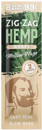 Zig Zag Hemp Wraps Mellow Haze 2/ 99 Packs 25 Pack