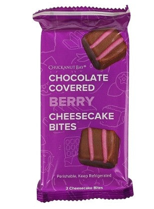 Chuckanut Bay Bites Chocolate Berry Cheesecake 2c Boxes 1.6