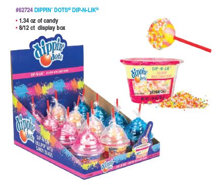Dip N Lik Dippin Dots Boxes 12ct