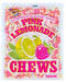 Albert's Fruit Chews Pink Lemonade 21.1 oz bag with 240 individually wrapped chewy candy pieces