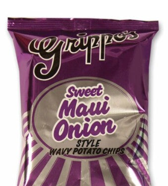 Grippo's Sweet Maui Onion Potato Chips 2.75 oz single-serve bag, pre-priced at $2.29