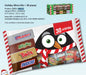 M&M's Holiday Minis Chocolate Candies 8.57 oz 30-count tubes in festive seasonal colors