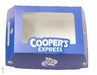 Cooper's clamshell snack box 6.5x5.25x3 hinged lid food packaging for convenience stores and food service