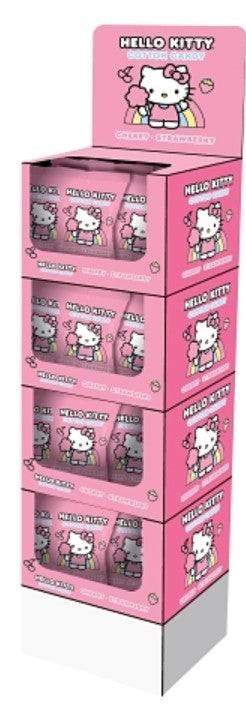 Hello Kitty Cotton Candy Display Shipper Floor 3.1 oz 48ct