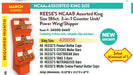 Reese's King Size 3 N 1 Candy Bars 186-Count Wholesale NCAA Floor Display