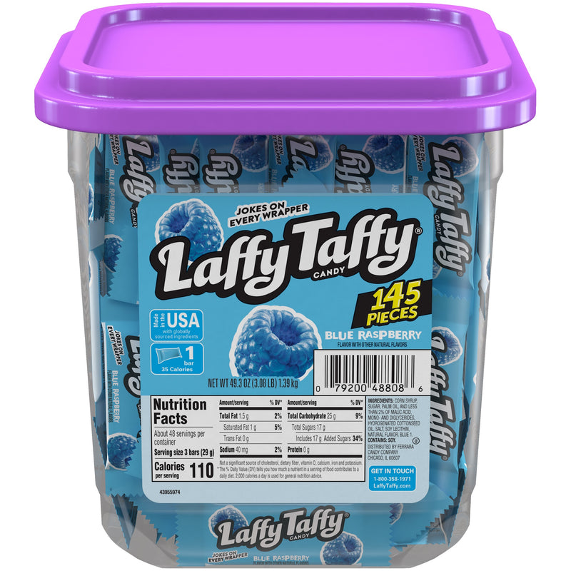 Laffy Taffy Blue Raspberry Jars 145ct