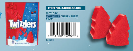 Twizzlers Cherry Trees cherry-flavored licorice candy 7.1 oz bag