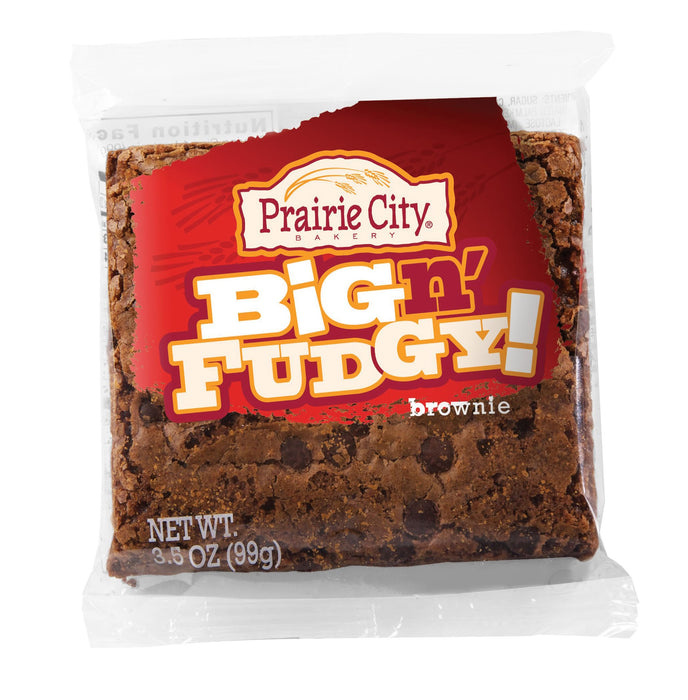 Prairie City Bakery Brownie Big N Fudge Individually Wrapped Boxes 12ct