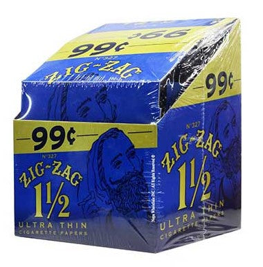 Zig Zag Rolling Papers Blue 1-1/2 (Pack of 50)