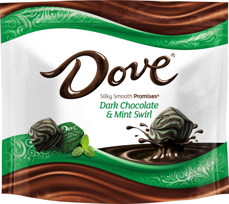 Dove Chocolate Swirl Promises Mints Peg Bags 6.74 oz 08ct