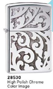 Zippo Chrome 250 Filagree Lighter