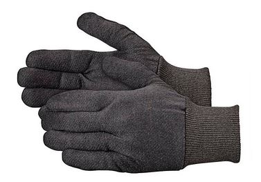 Carolina Glove & Safety brown jersey work gloves men's medium weight cotton general purpose hand protection