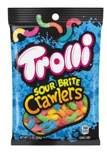 Trolli Sour Brite Crawlers Bag 7.2 oz