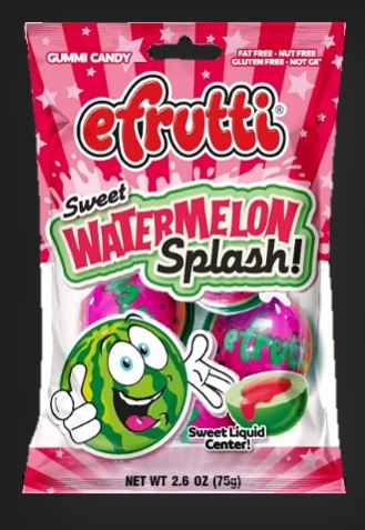 Efrutti Watermelon Splash Peg Bag 2.6 oz