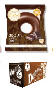 Donut Golden Dough Chocolate Individually Wrapped Boxes 07ct