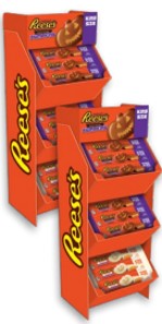 Reese's Pumpkin King 2-in-1 Peanut Butter Cups Halloween-shaped candy, 60ct display