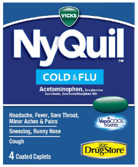 Nyquil Lil Drugstore Severe 4pill Boxes 06ct