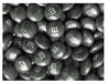 M&M milk chocolate candies with black coating in 10 pound bulk packaging for wholesale retail distribution