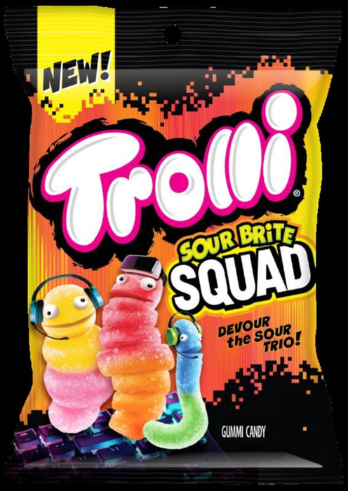 Trolli Sour Brite Squad Peg Bag 4.25 oz