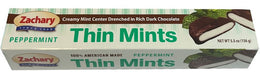 Zachary Thin Mints 5.5 oz bag — creamy mint center candy drenched in rich dark chocolate