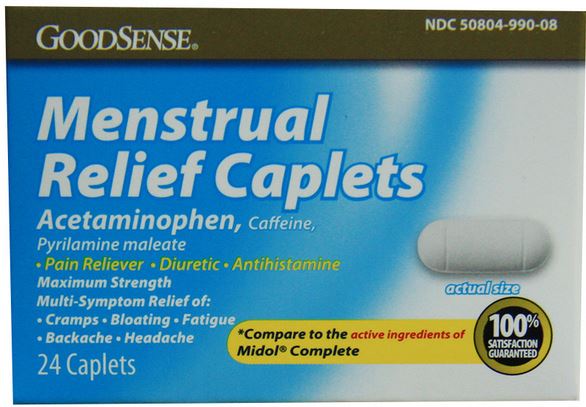 Goodsense Menstrual Relief Caplets 24