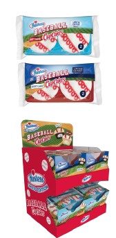 Hostess Baseball Unit Counter Displays 24ct