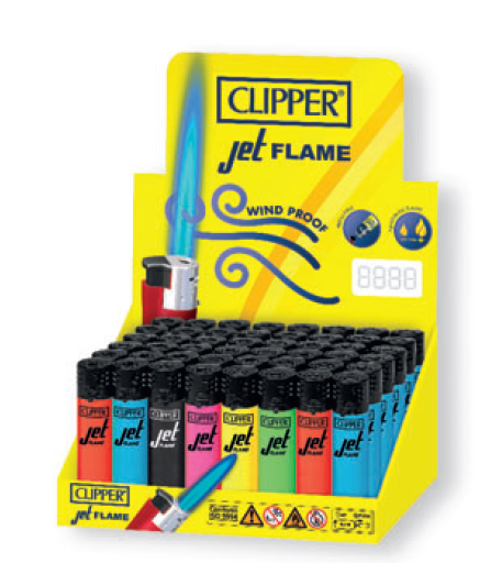 Clipper Lighter Jet Flame 48ct