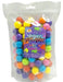 Albert's Color Splash Assorted Gumballs 2 lb bag with colorful mixed fruit-flavored gumballs