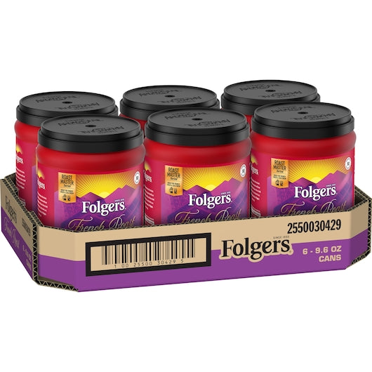 Folgers Coffee French Roast Can 9.6 oz