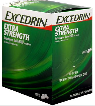 Excedrin Gravity 25/ 2ct Boxes 25ct