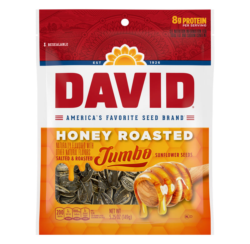 David Honey Roasted 5.25 Seeds Bag