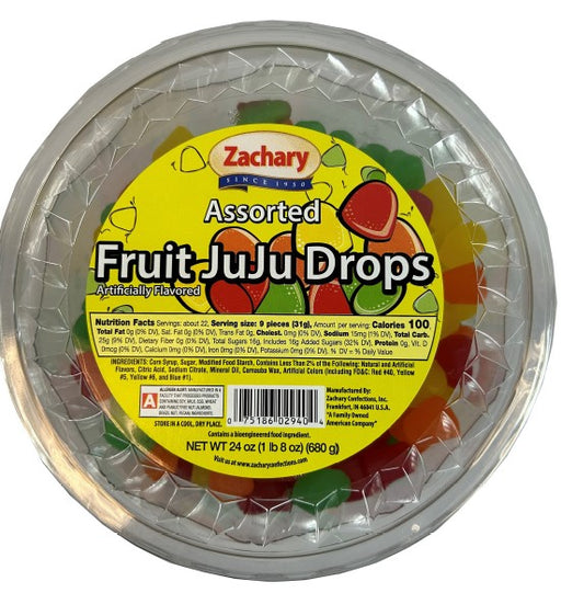 Zachary Vanilla Creme Drops 6.5 oz bag of creamy vanilla-flavored candy drops