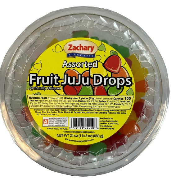 Zachary Vanilla Creme Drops 6.5 oz bag of creamy vanilla-flavored candy drops