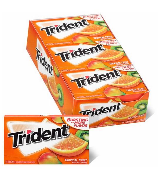 Trident Valu Tropical Twst Boxes 12ct