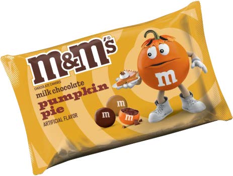 M&M's Peanut Halloween Blend Chocolate Candies 10 oz bag in festive orange and black seasonal colors