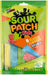 Sour Patch Kids Strips sour candy 3.5 oz peg bag with colorful fruit-flavored chewy strips