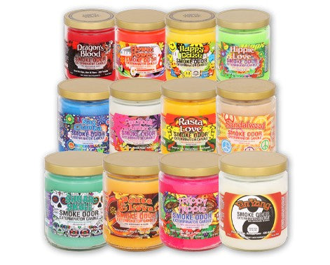 Smoke Odor Exterminator Jar Candle Mix Pop Culture 12ct