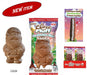ChocoFluff Santa Chocolate Candy 3.5 oz — 18 individually wrapped milk chocolate Santa-shaped candies with fluffy cream filling
