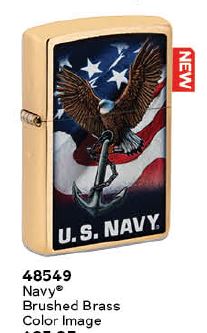Zippo Eagle Flag Us Navy Lighter
