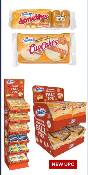Hostess Fall Shipper Counter Displays 32ct