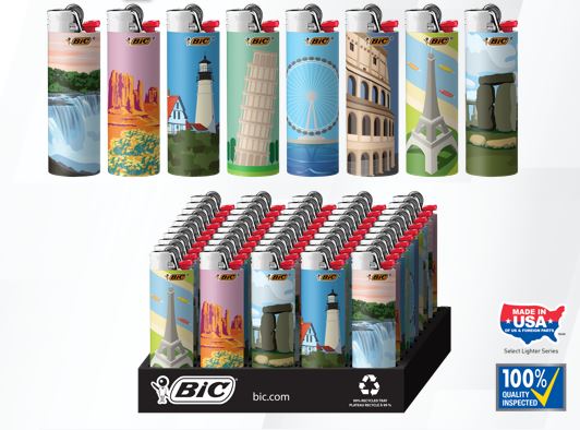 BIC Lighter Travel Boxes 50ct