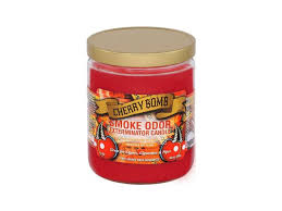 Smoke Odor Exterminator Jar Candle Cherry Bomb 12ct