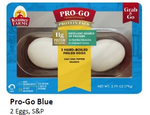 Pro Go Protein 2 Eggs Snack 12-Count Wholesale