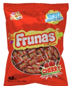 Albert's Frunas Green Apple Candy 27.08 oz bag with 48 individually wrapped tart green apple flavored chews