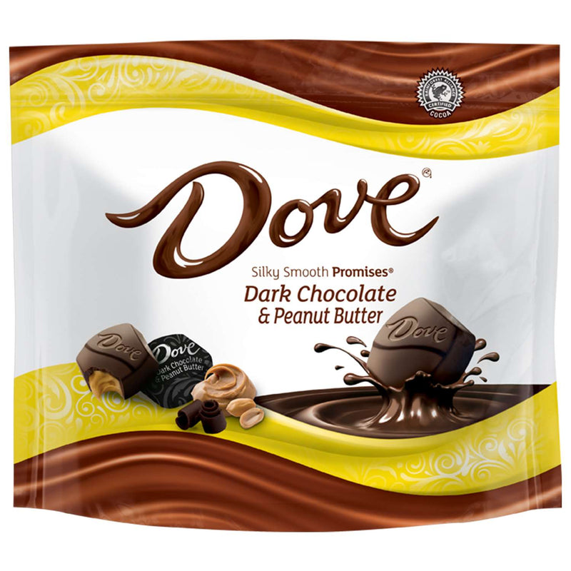Dove Dark Chocolate Peanut Butter Promises Peg Bags 6.74 oz