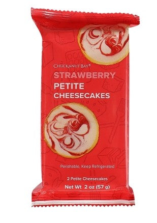 Chuckanut Bay Petites Strawberry Cheesecake Boxes 2 oz 04ct