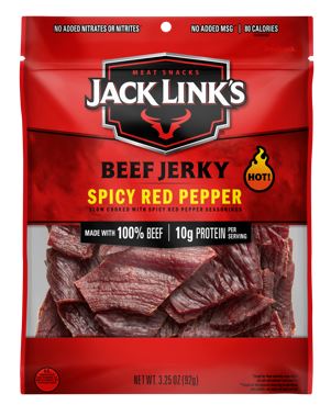 J Jack Link's Spicy Red Pep 3.25 Bag